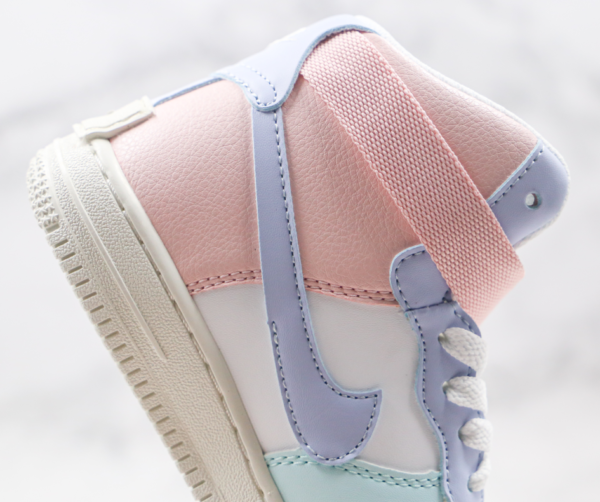 Air Force 1 High, pink-blue-beige - Imagen 2