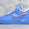 Air Force 1 x Off White, blue - Imagen 2