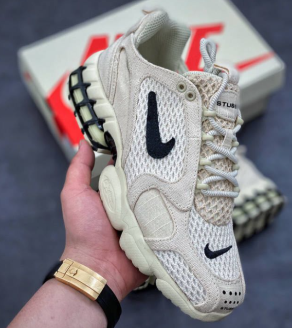 Air Zoom Spiridon Caged Stussy, beige - Imagen 4