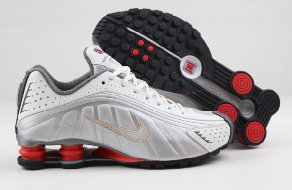 Shox R4, white-red-gold - Imagen 2