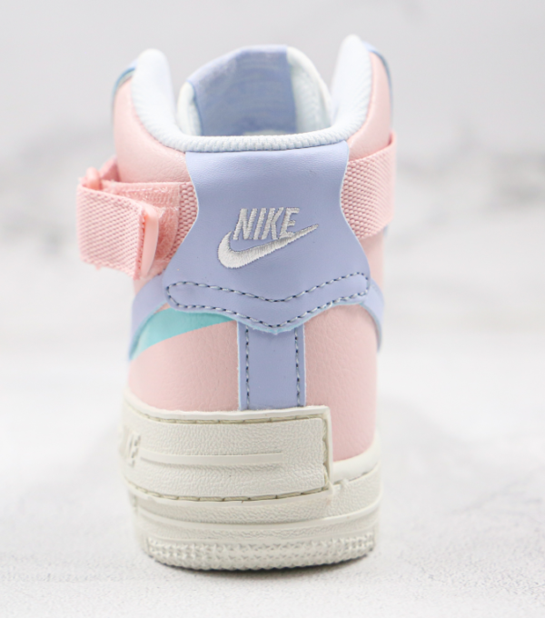 Air Force 1 High, pink-blue-beige - Imagen 6