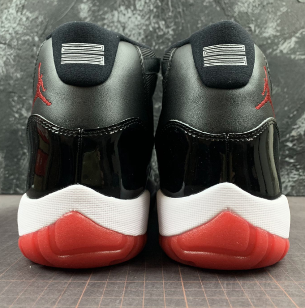 Air Jordan 11, black-red - Imagen 3