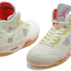 Air Jordan 5, beige-red - Imagen 4