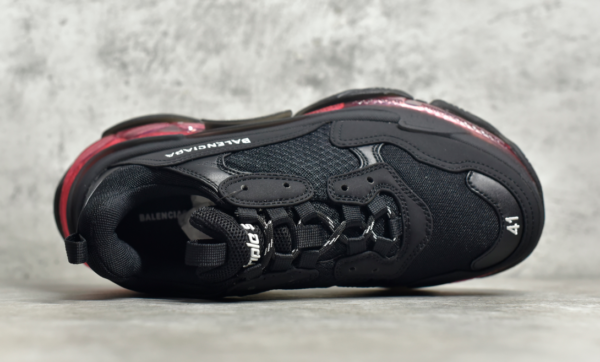 Triple S, black-pink - Imagen 2