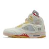 Air Jordan 5, beige-red