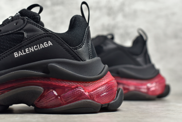 Triple S, black-pink - Imagen 4