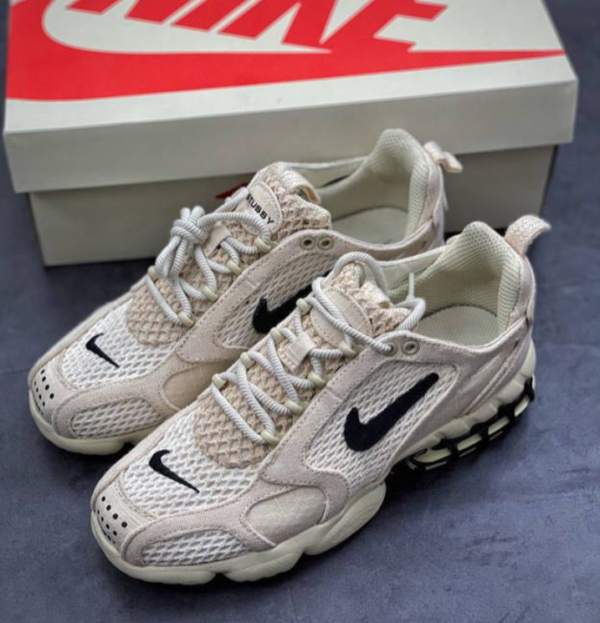 Air Zoom Spiridon Caged Stussy, beige - Imagen 3